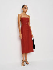 Reformation Manon Dress - Sundried Tomato