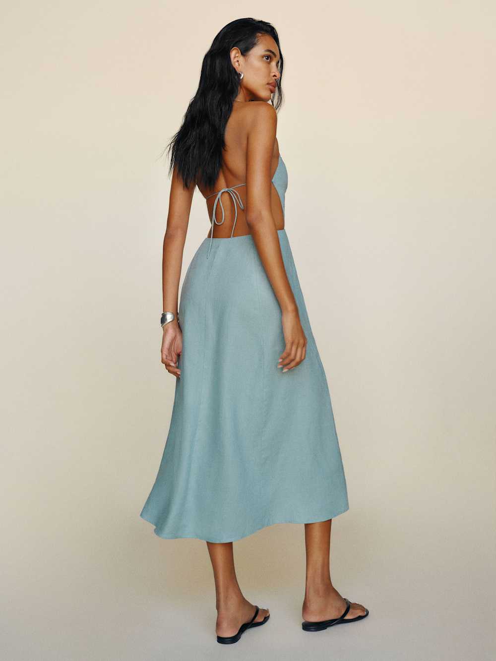 Reformation Manon Dress - Turquoise