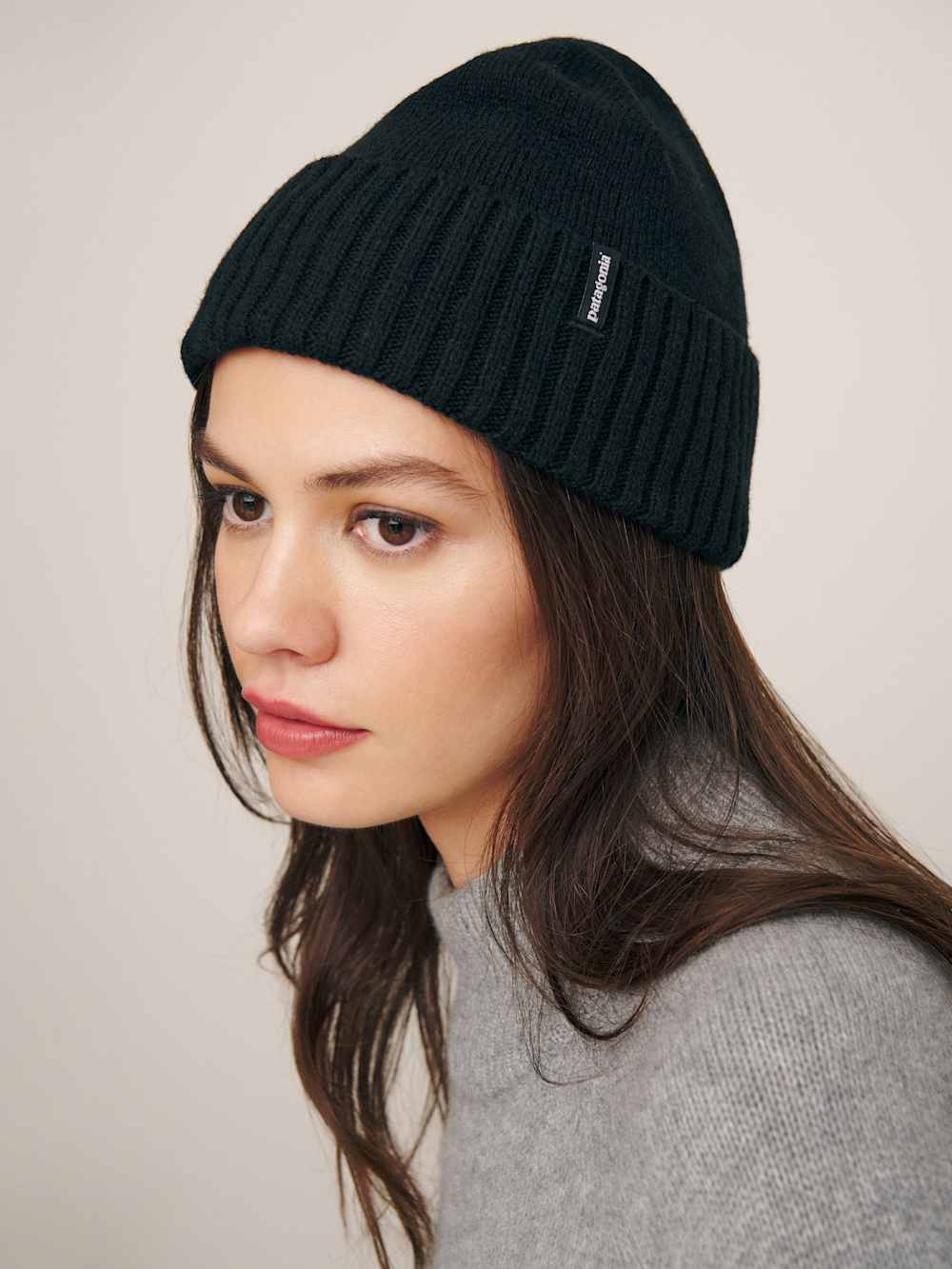 Reformation Patagonia Brodeo Beanie - Black