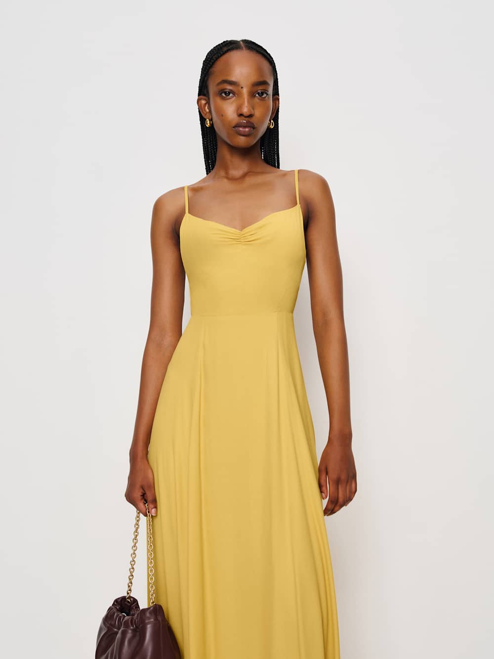 Reformation Thistle Dress - Dandelion