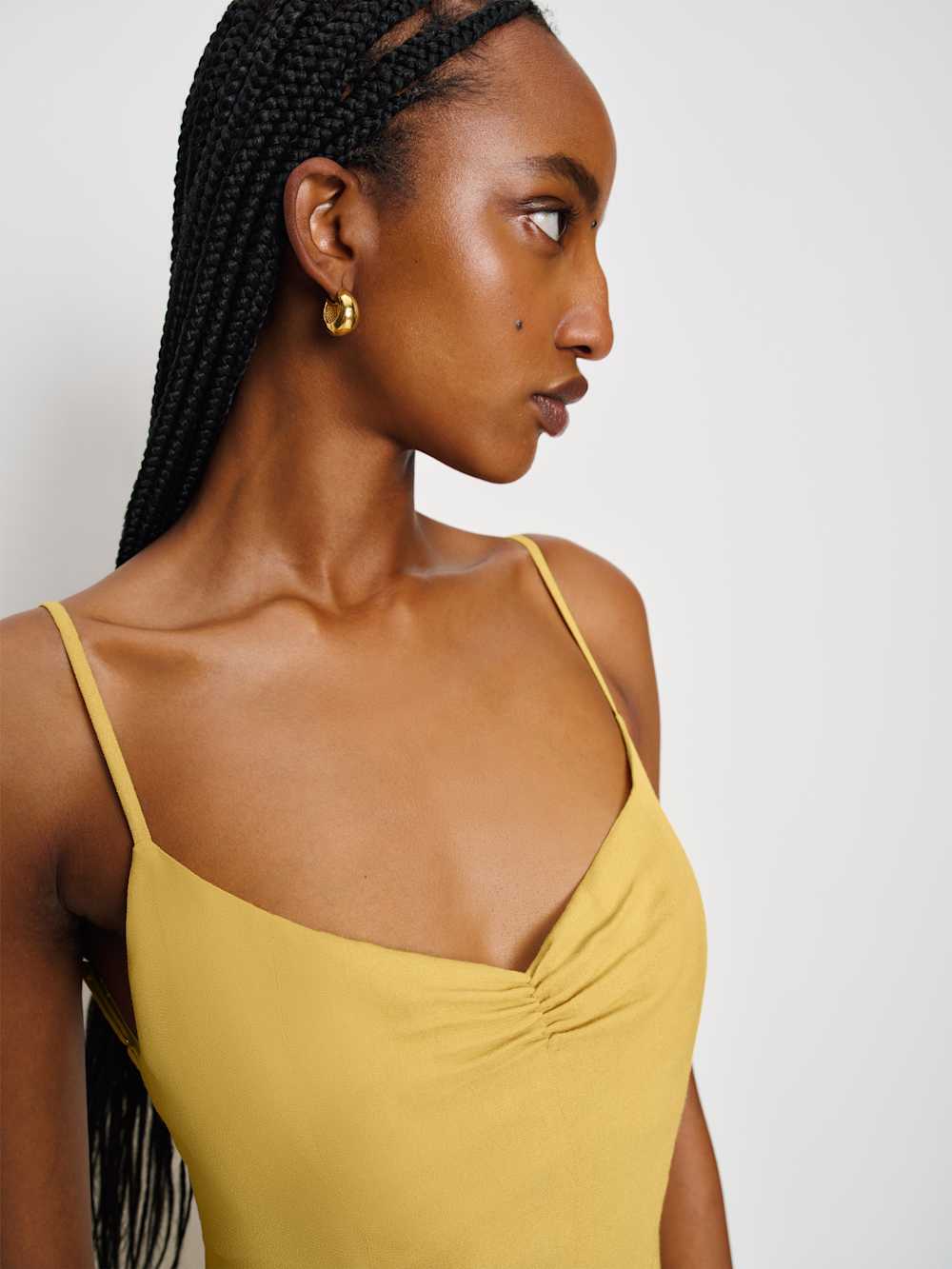 Reformation Thistle Dress - Dandelion