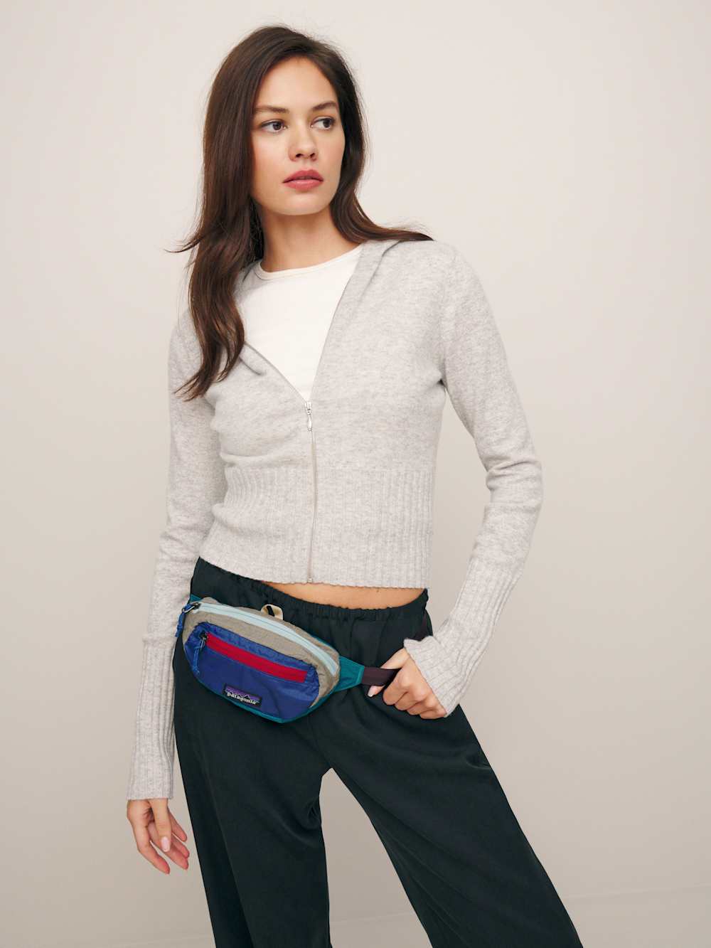 Reformation Patagonia Mini Hip Pack - Patchwork Belay Blue