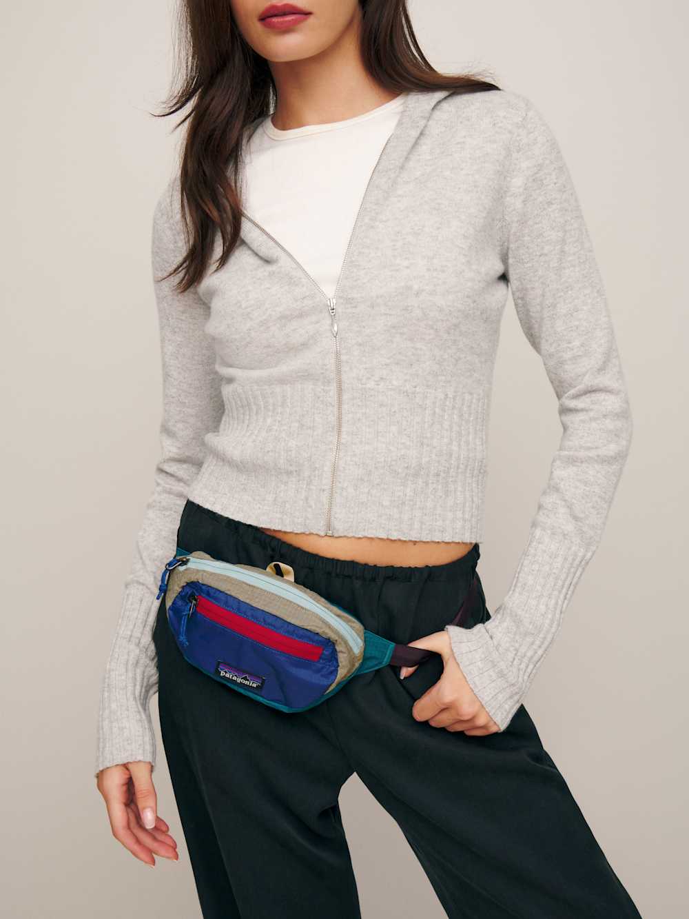 Reformation Patagonia Mini Hip Pack - Patchwork Belay Blue