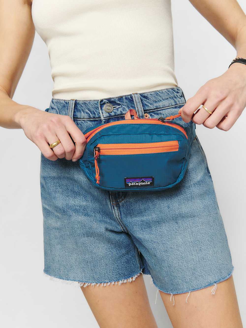 Reformation Patagonia Mini Hip Pack - Wavy Blue
