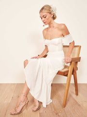 Reformation Butterfly Dress - Ivory
