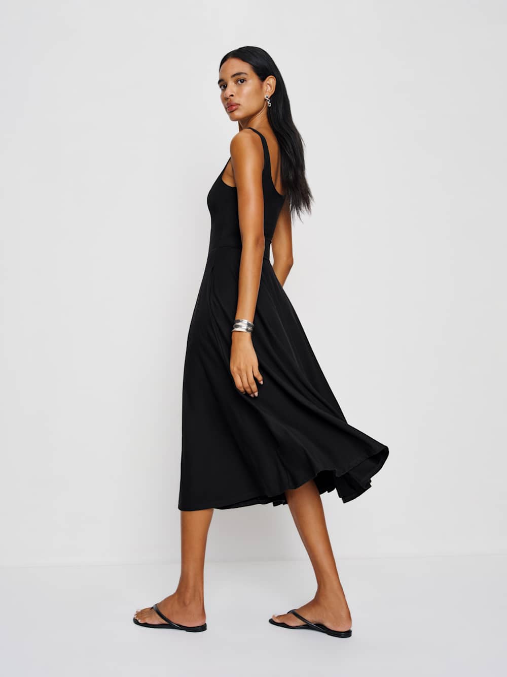 Reformation Rou Knit Dress - Black