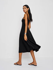 Reformation Rou Knit Dress - Black