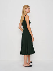 Reformation Rou Knit Dress - Forest