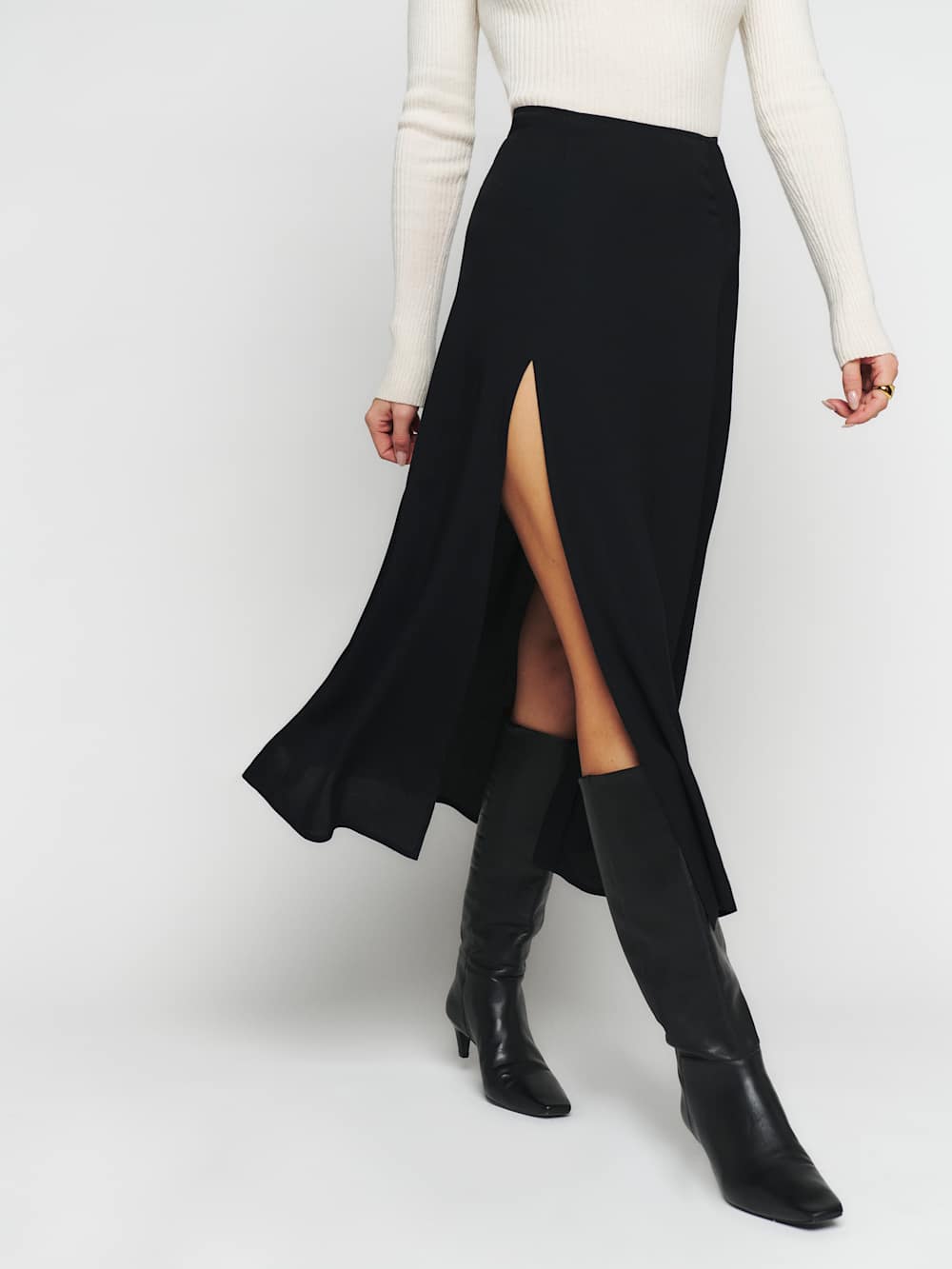 Reformation Zoe Skirt - Black