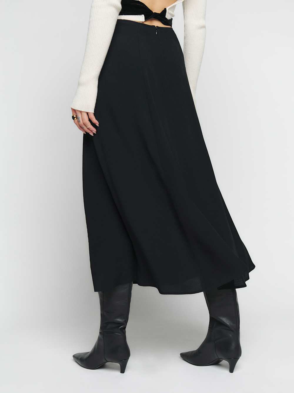 Reformation Zoe Skirt - Black