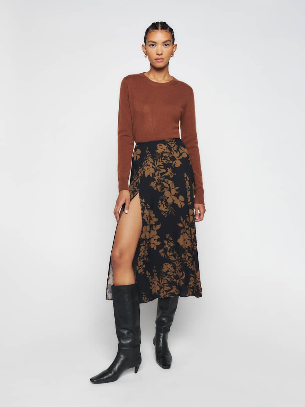Reformation Zoe Skirt - Night Garden