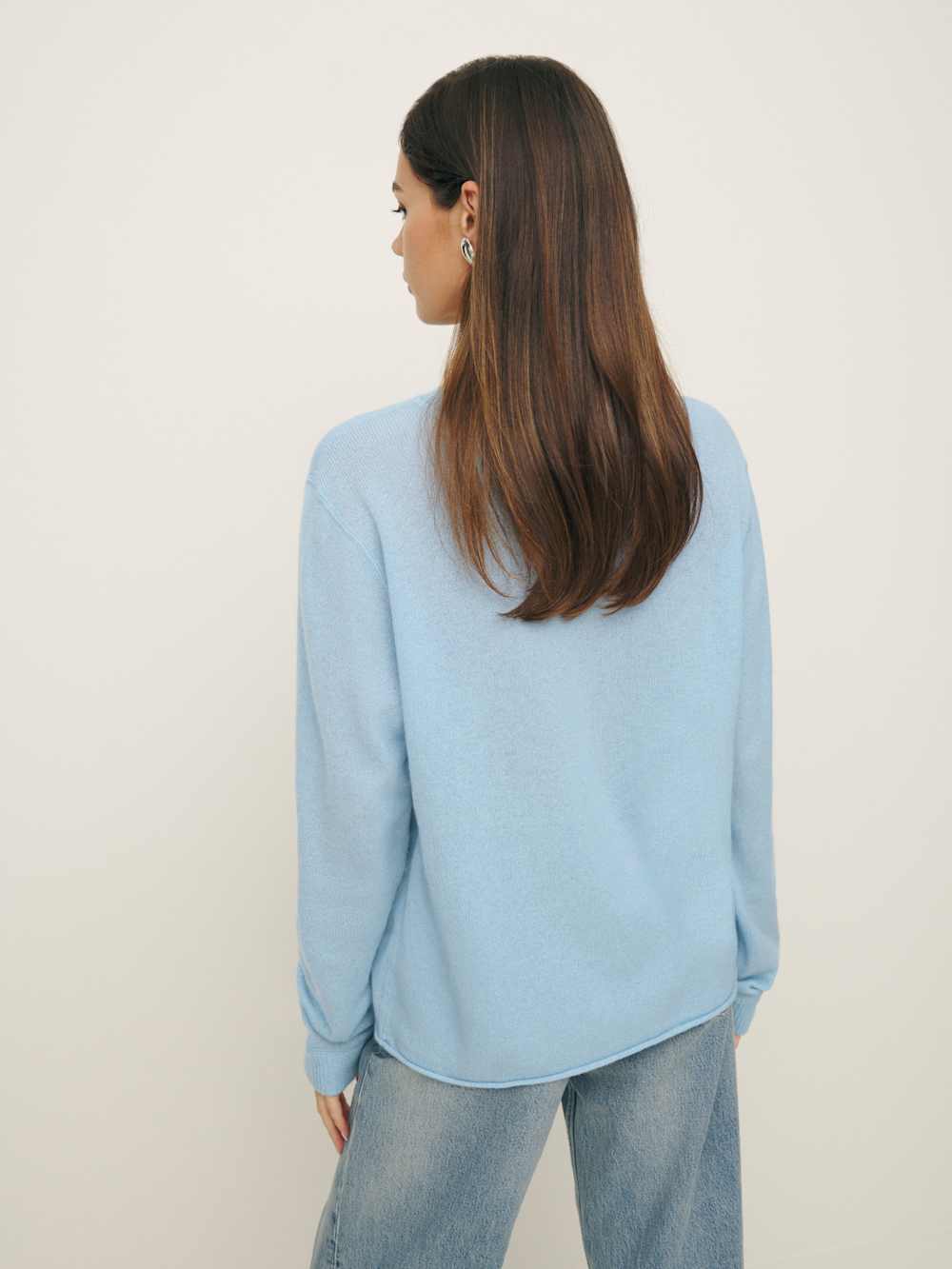Reformation Cashmere Boyfriend Sweater - Bayou