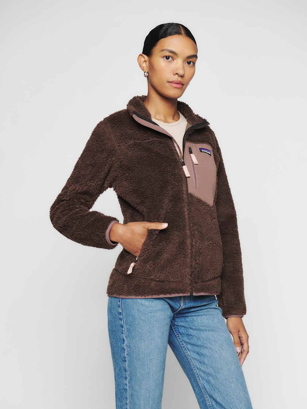 Reformation Patagonia Classic Retro X-jacket - Cone Brown
