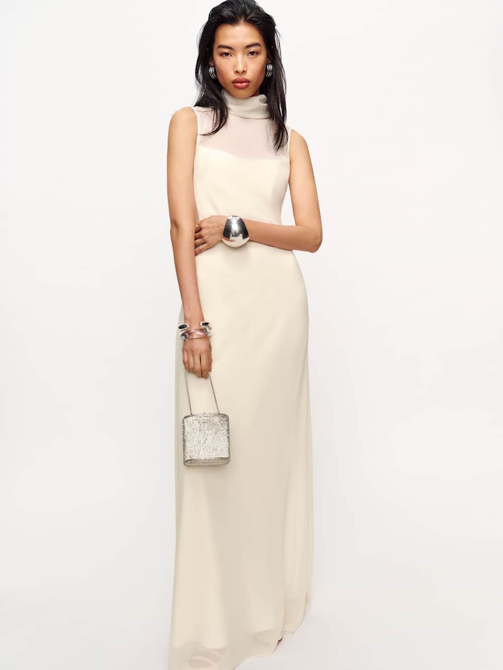 Reformation Greta Dress - Alabaster