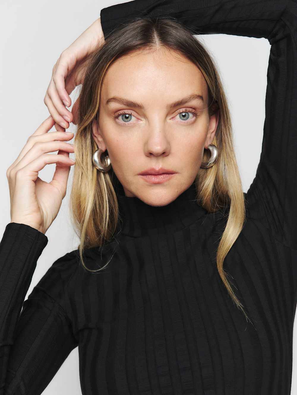 Reformation Libra Knit Dress - Black