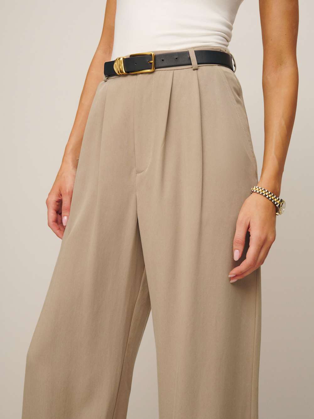 Reformation Mason Pant - Khaki