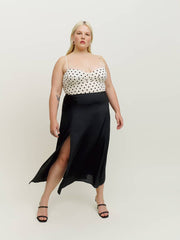 Reformation Zoe Skirt Es - Black