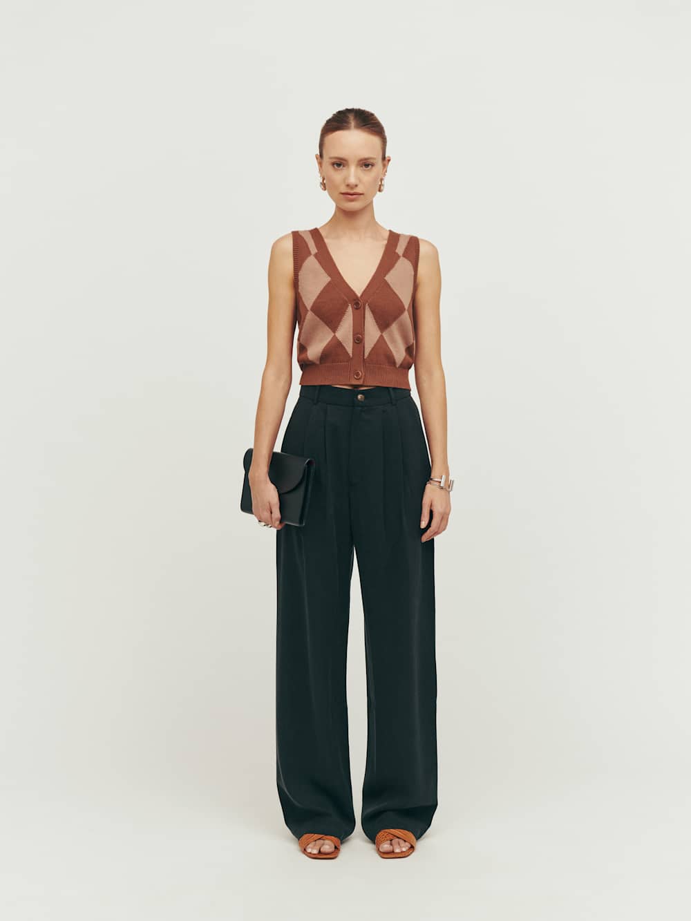 Reformation Petites Mason Pant - Black