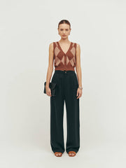 Reformation Petites Mason Pant - Black
