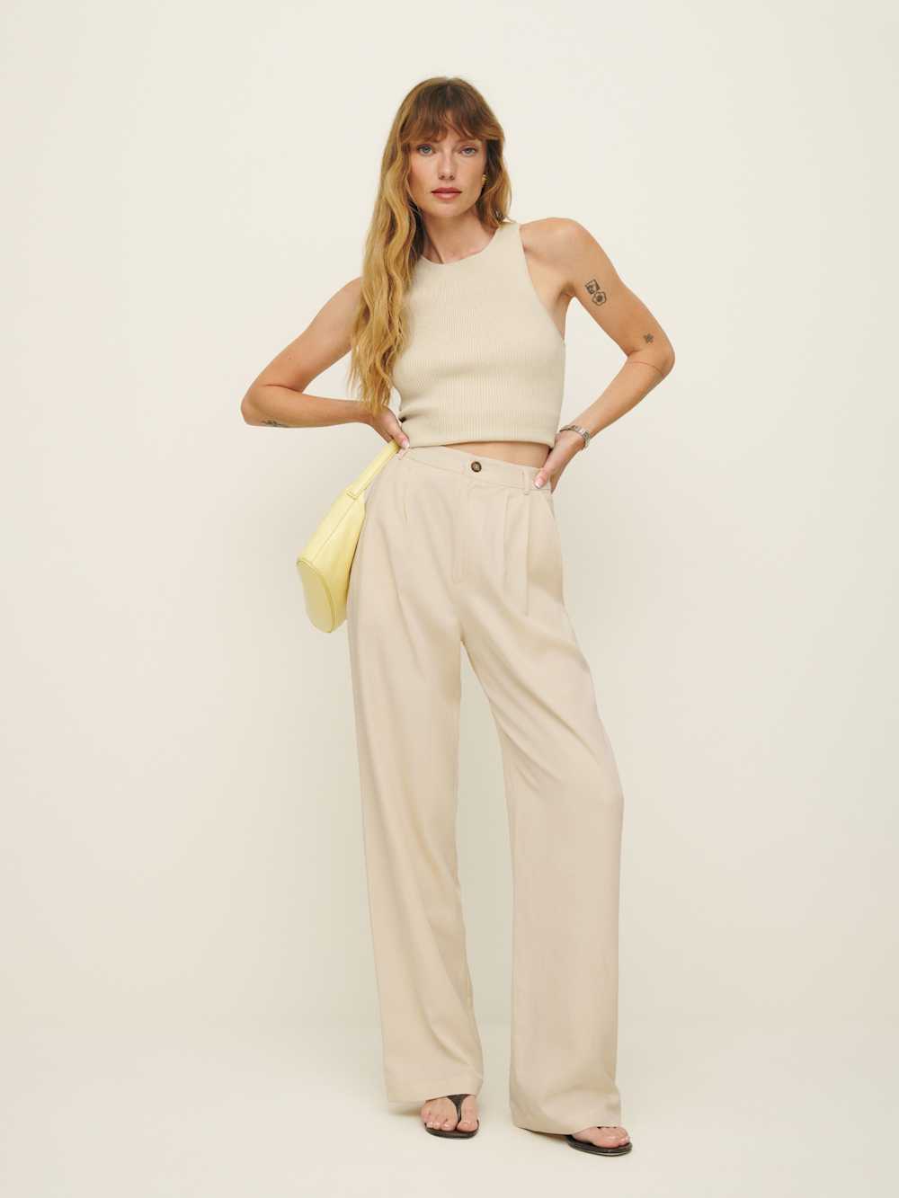 Reformation Petites Mason Pant - Sugar