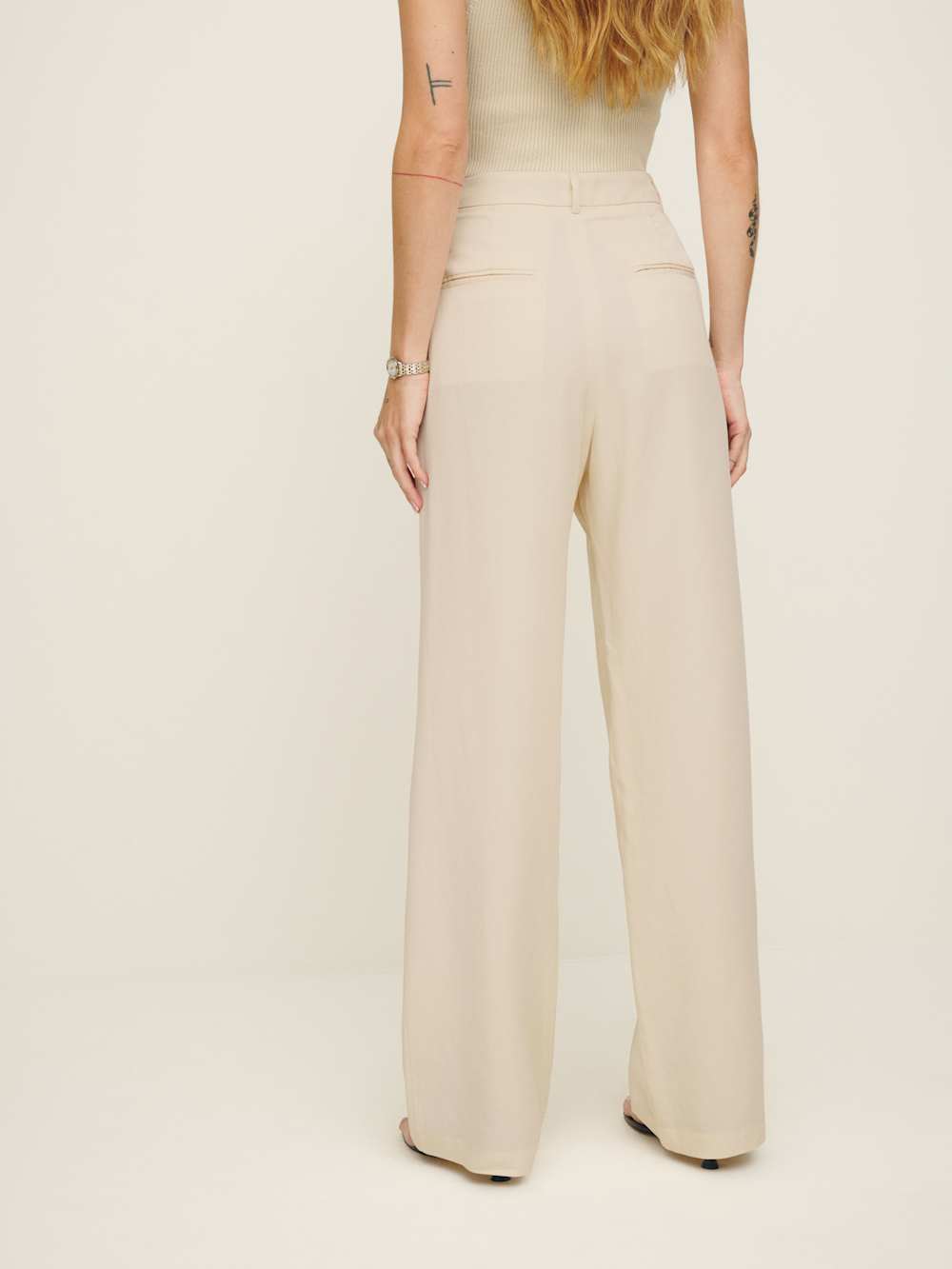 Reformation Petites Mason Pant - Sugar