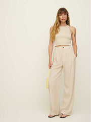 Reformation Petites Mason Pant - Sugar