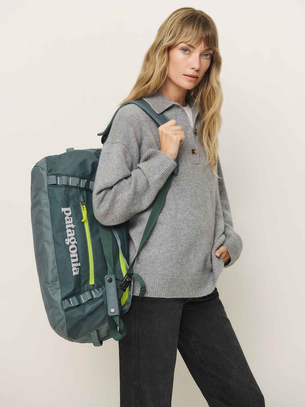 Reformation Patagonia Black Hole Duffel 40l - Nouveau Green