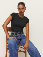 Reformation Muse Tee - Black