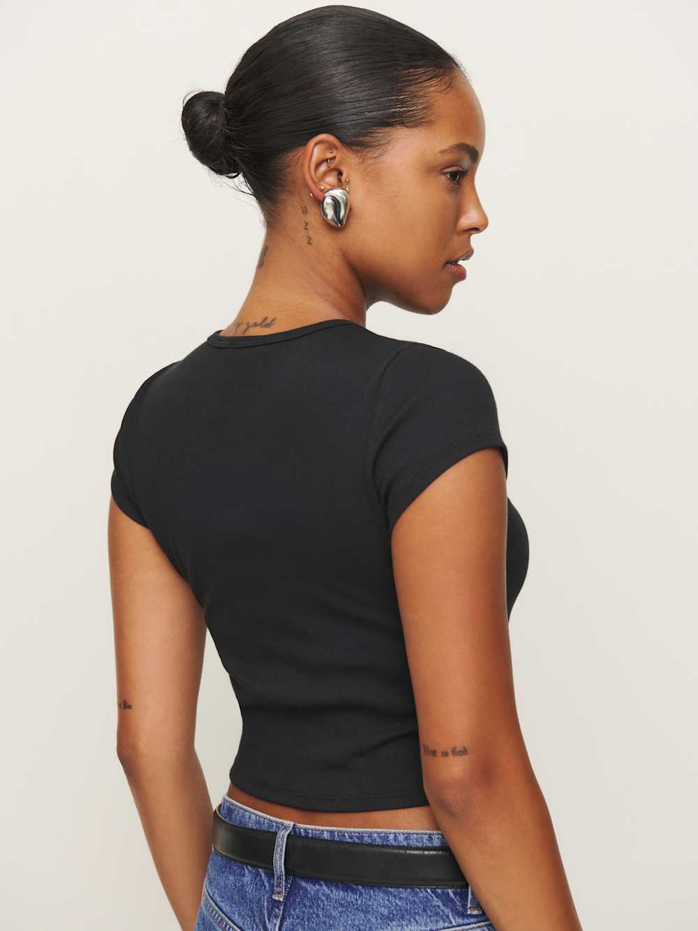Reformation Muse Tee - Black
