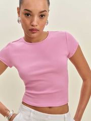 Reformation Muse Tee - Begonia