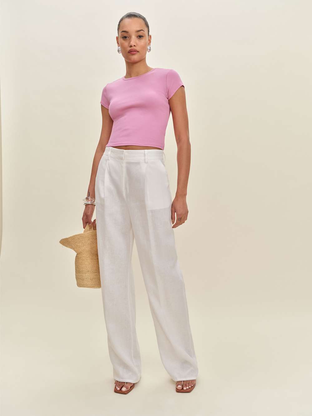 Reformation Muse Tee - Begonia