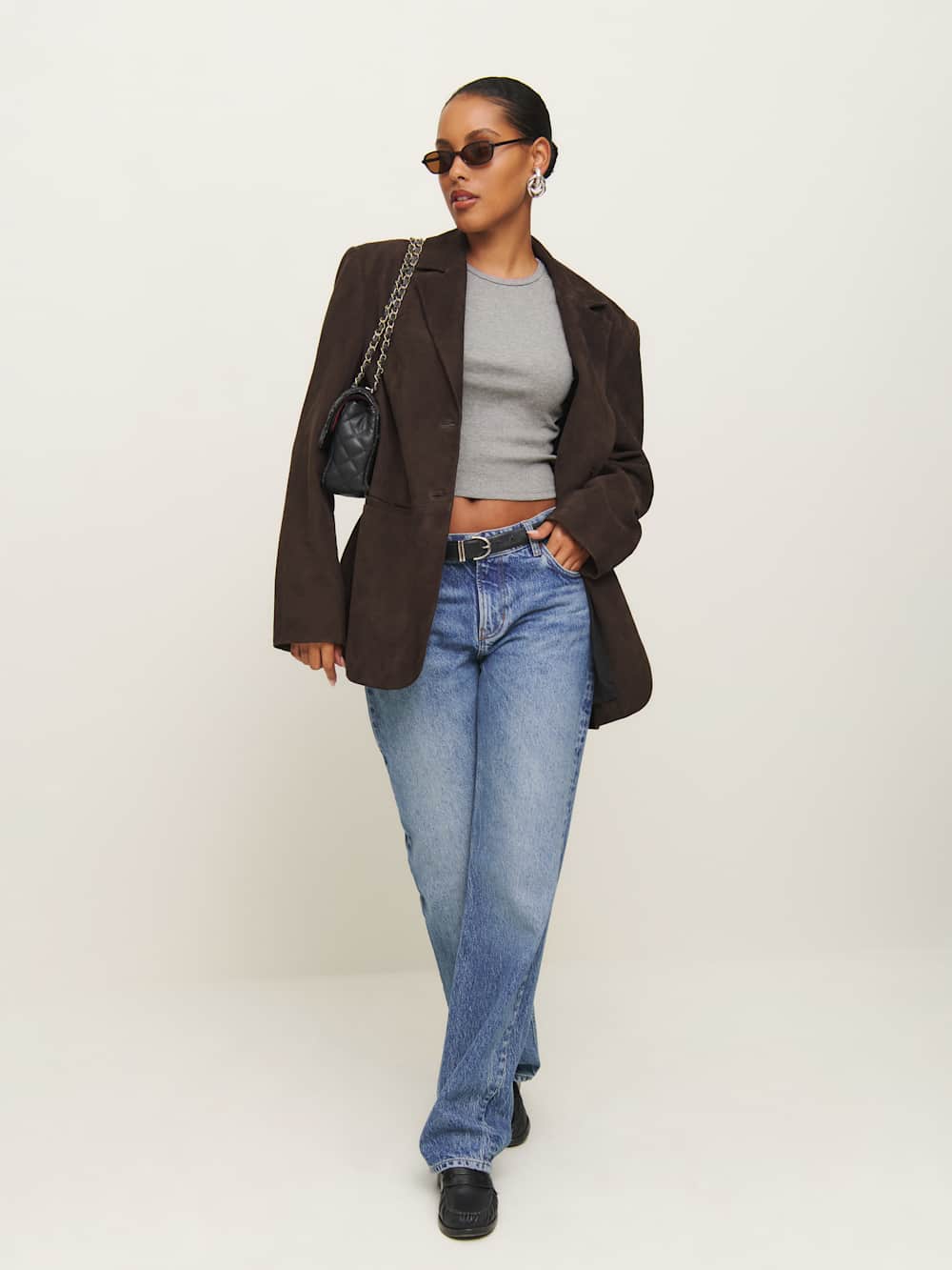 Reformation Muse Tee - Heather Grey