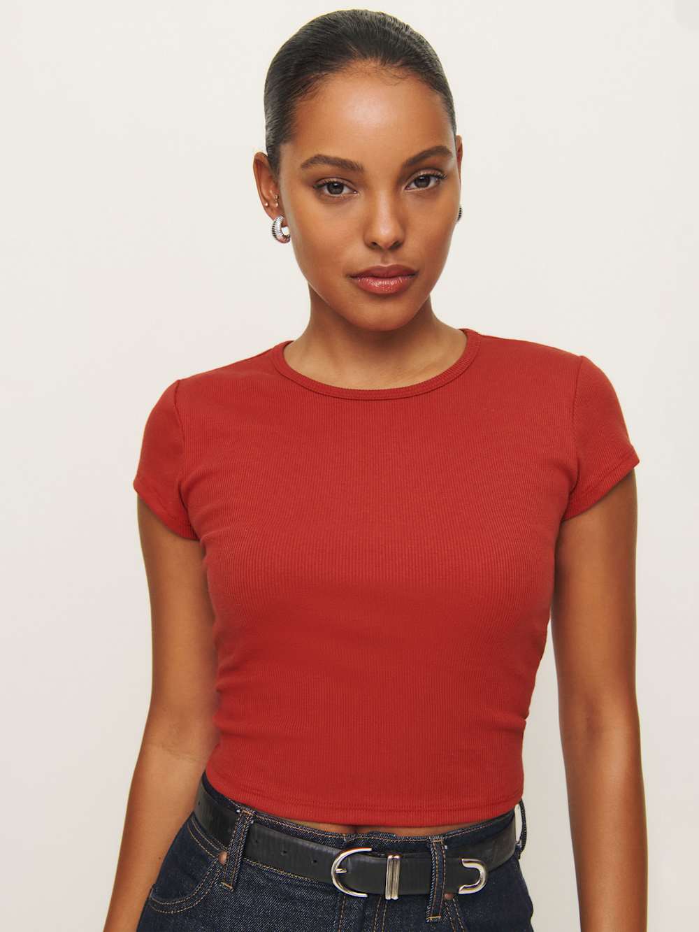 Reformation Muse Tee - Sundried Tomato