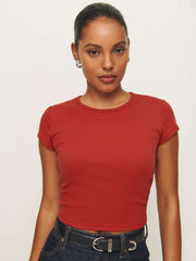 Reformation Muse Tee - Sundried Tomato