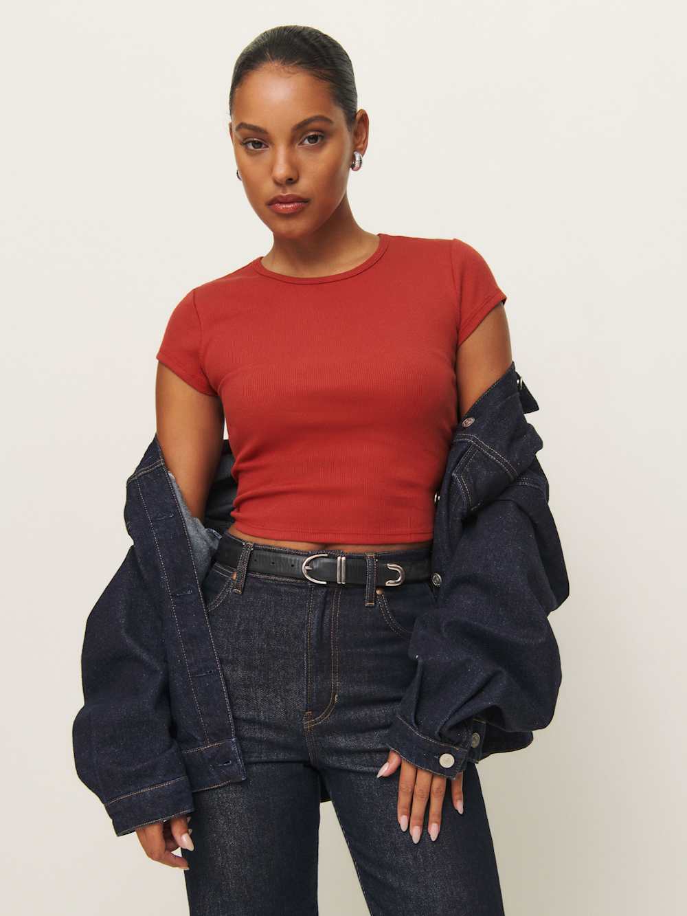 Reformation Muse Tee - Sundried Tomato