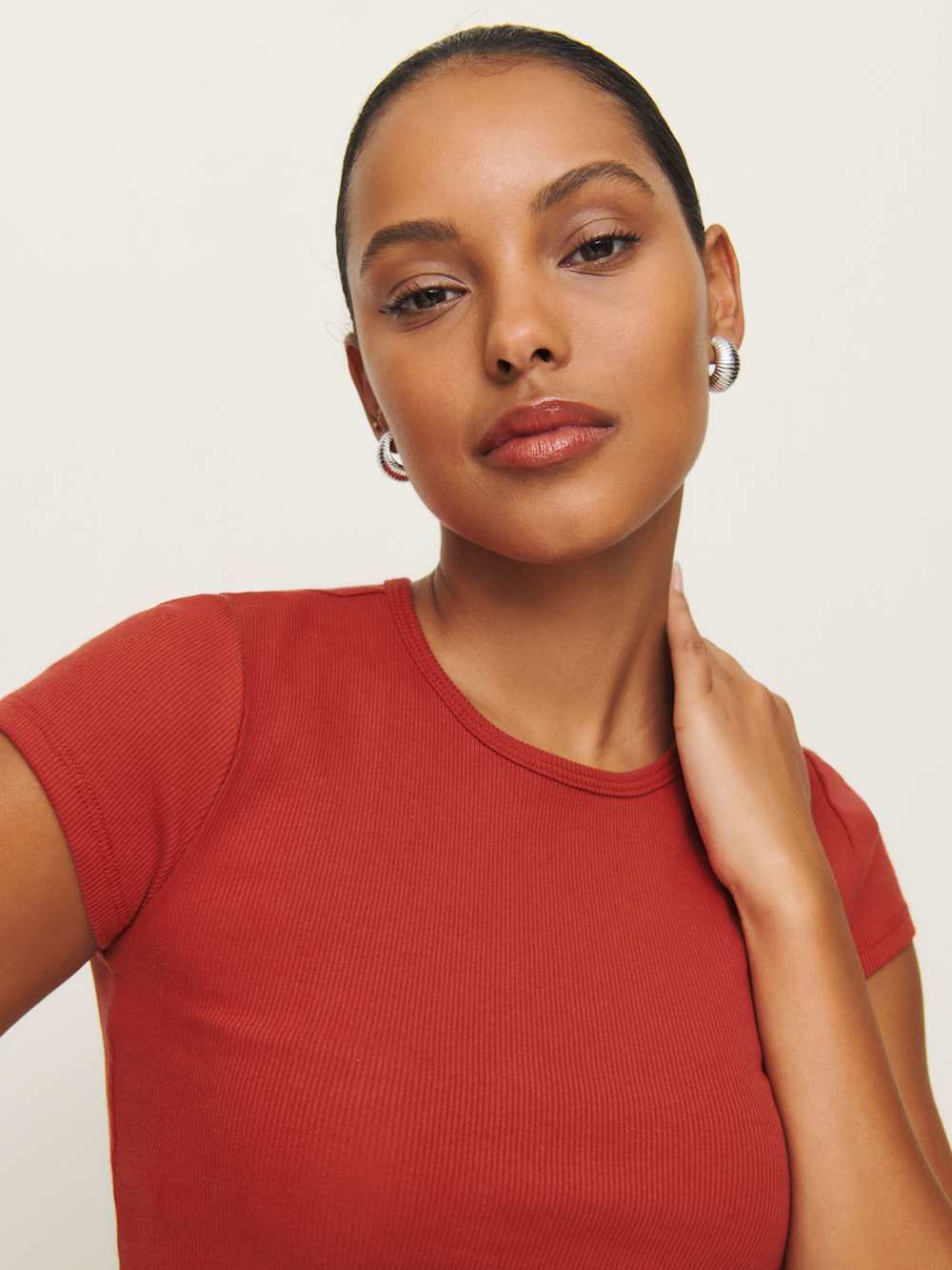 Reformation Muse Tee - Sundried Tomato