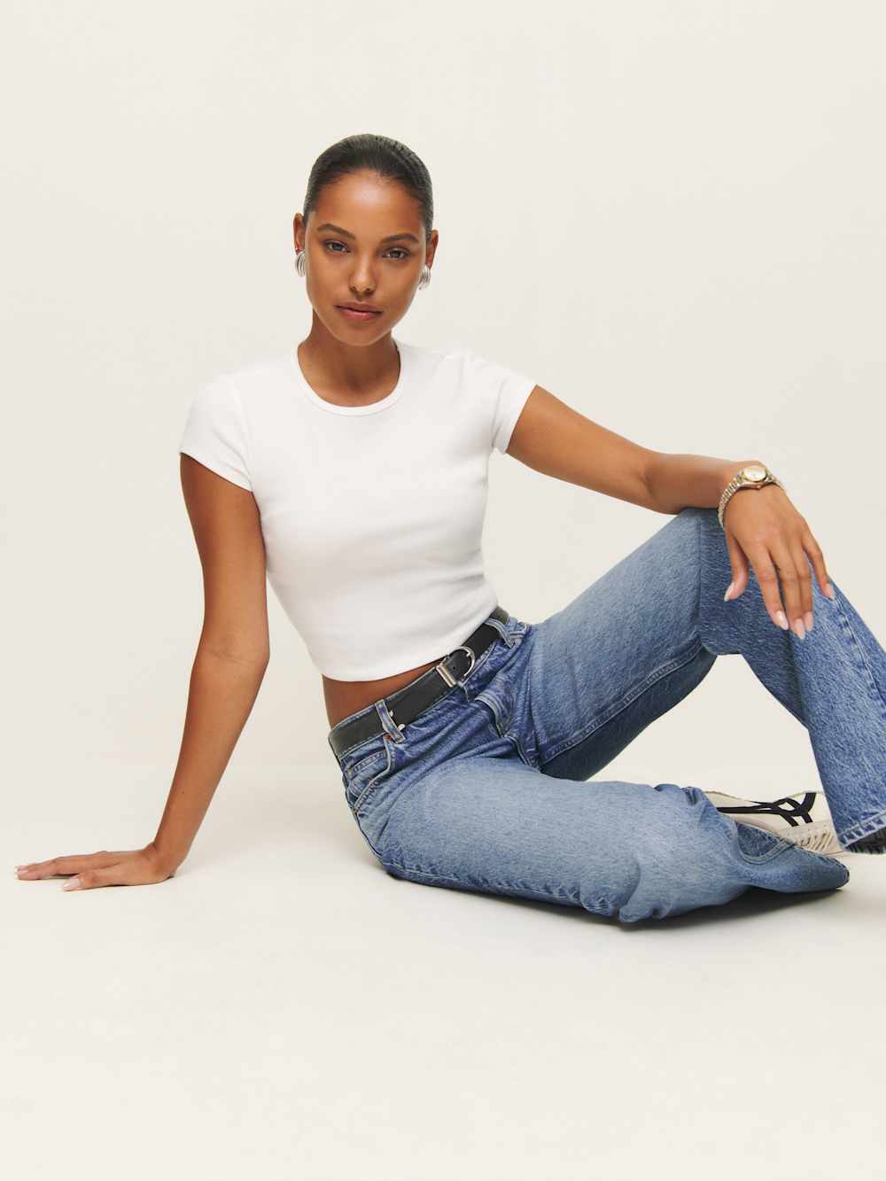 Reformation Muse Tee - White