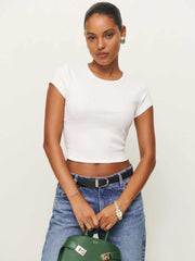 Reformation Muse Tee - White