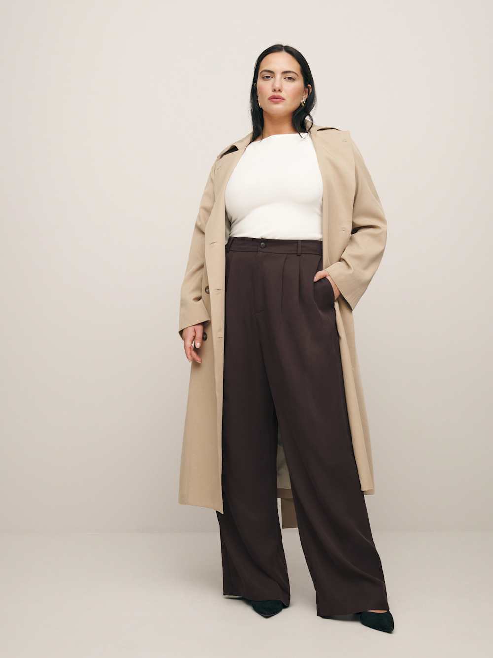 Reformation Mason Pant Es - Black Currant