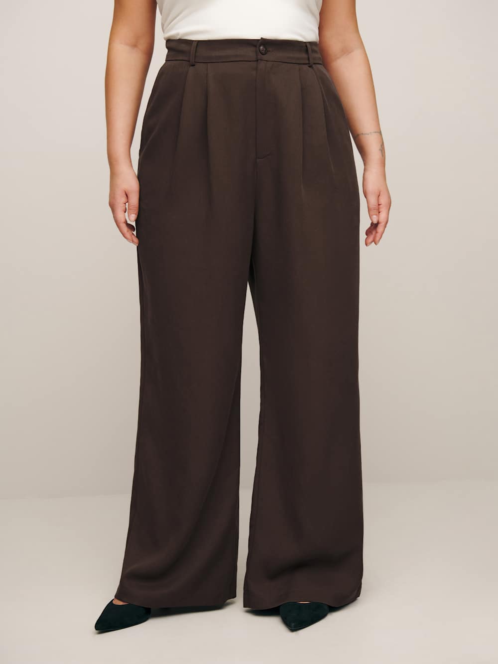 Reformation Mason Pant Es - Black Currant
