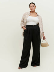 Reformation Mason Pant Es - Black