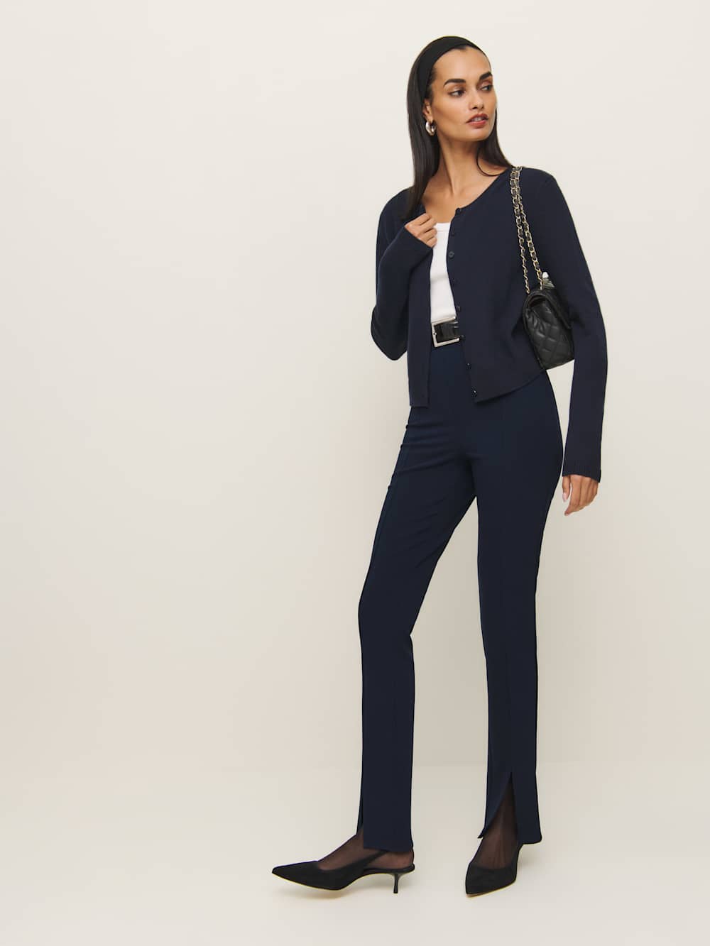 Reformation Fletcher Pant - Midnight