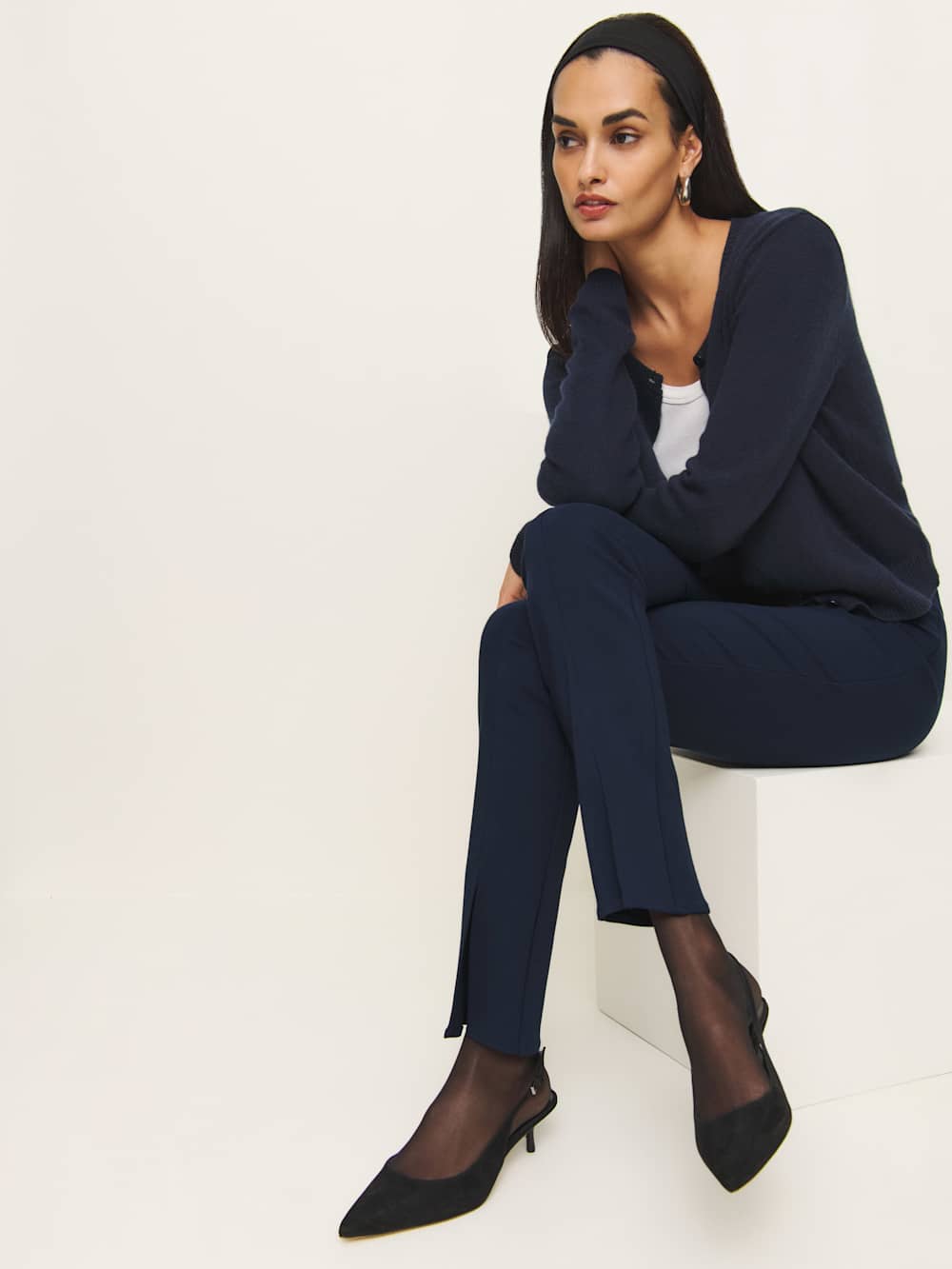 Reformation Fletcher Pant - Midnight
