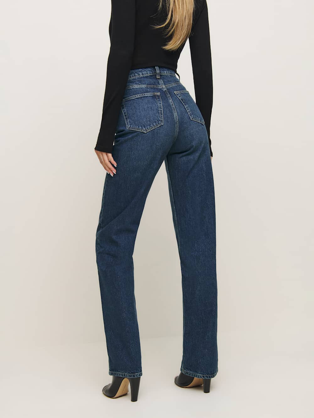 Reformation Wilder High Rise Wide Leg Jeans - Donner