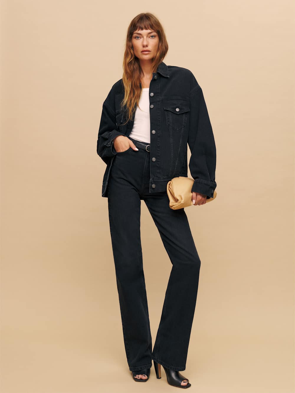 Reformation Wilder High Rise Wide Leg Jeans - Vana
