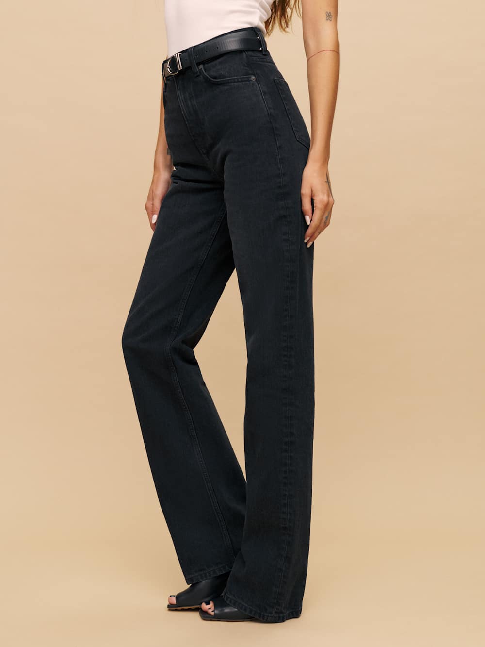Reformation Wilder High Rise Wide Leg Jeans - Vana
