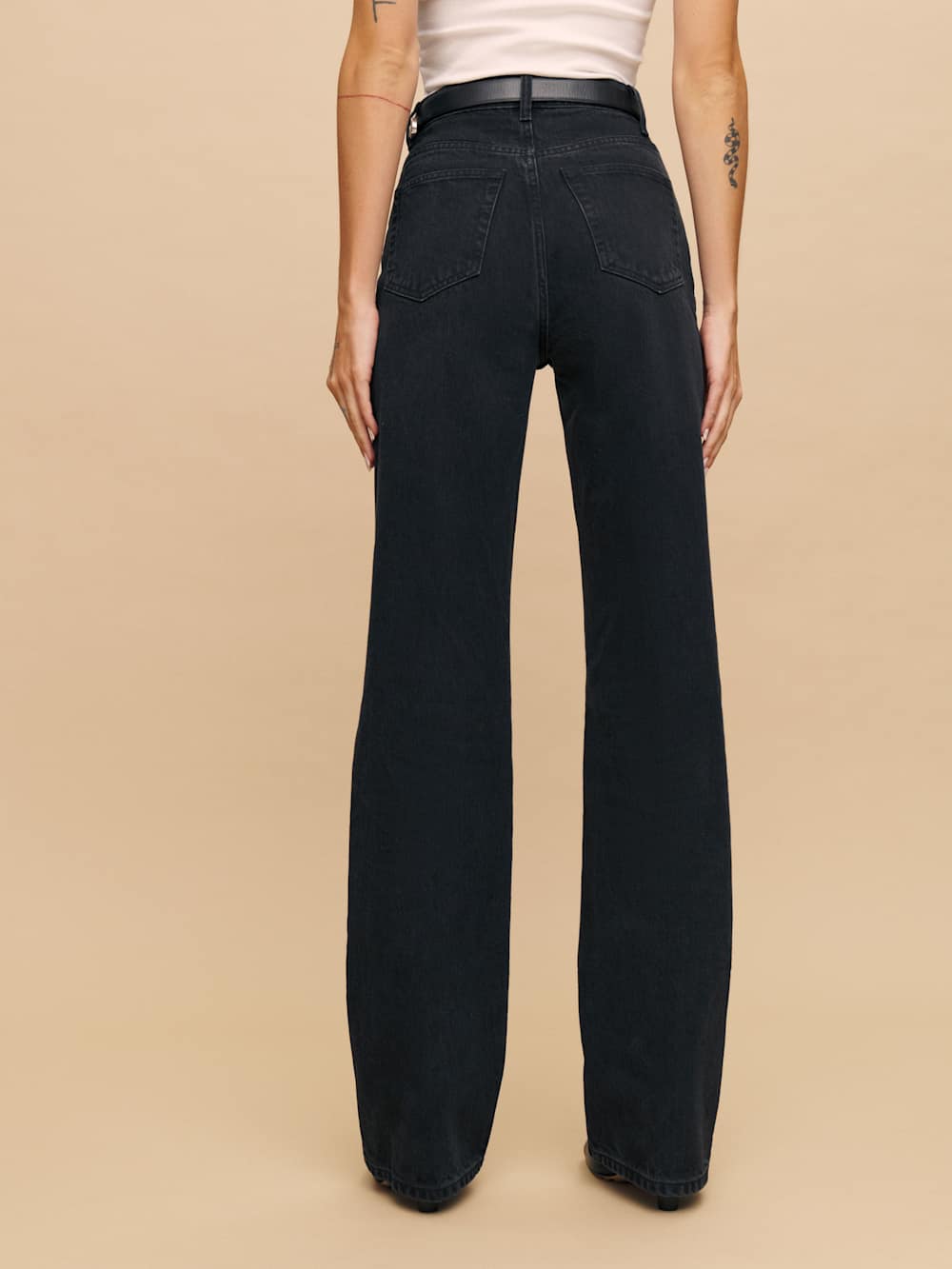 Reformation Wilder High Rise Wide Leg Jeans - Vana