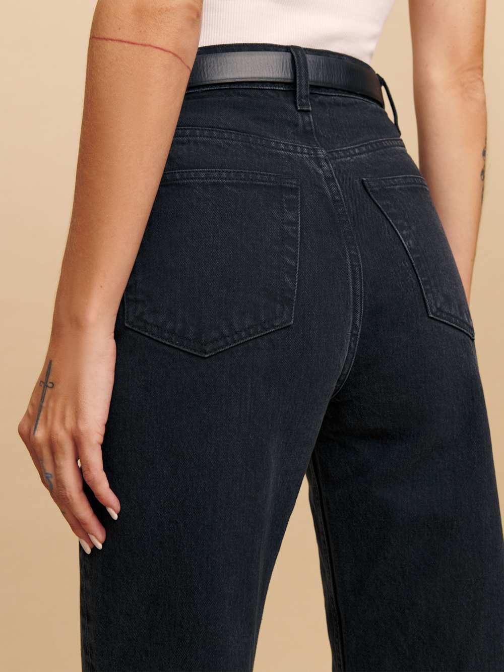 Reformation Wilder High Rise Wide Leg Jeans - Vana