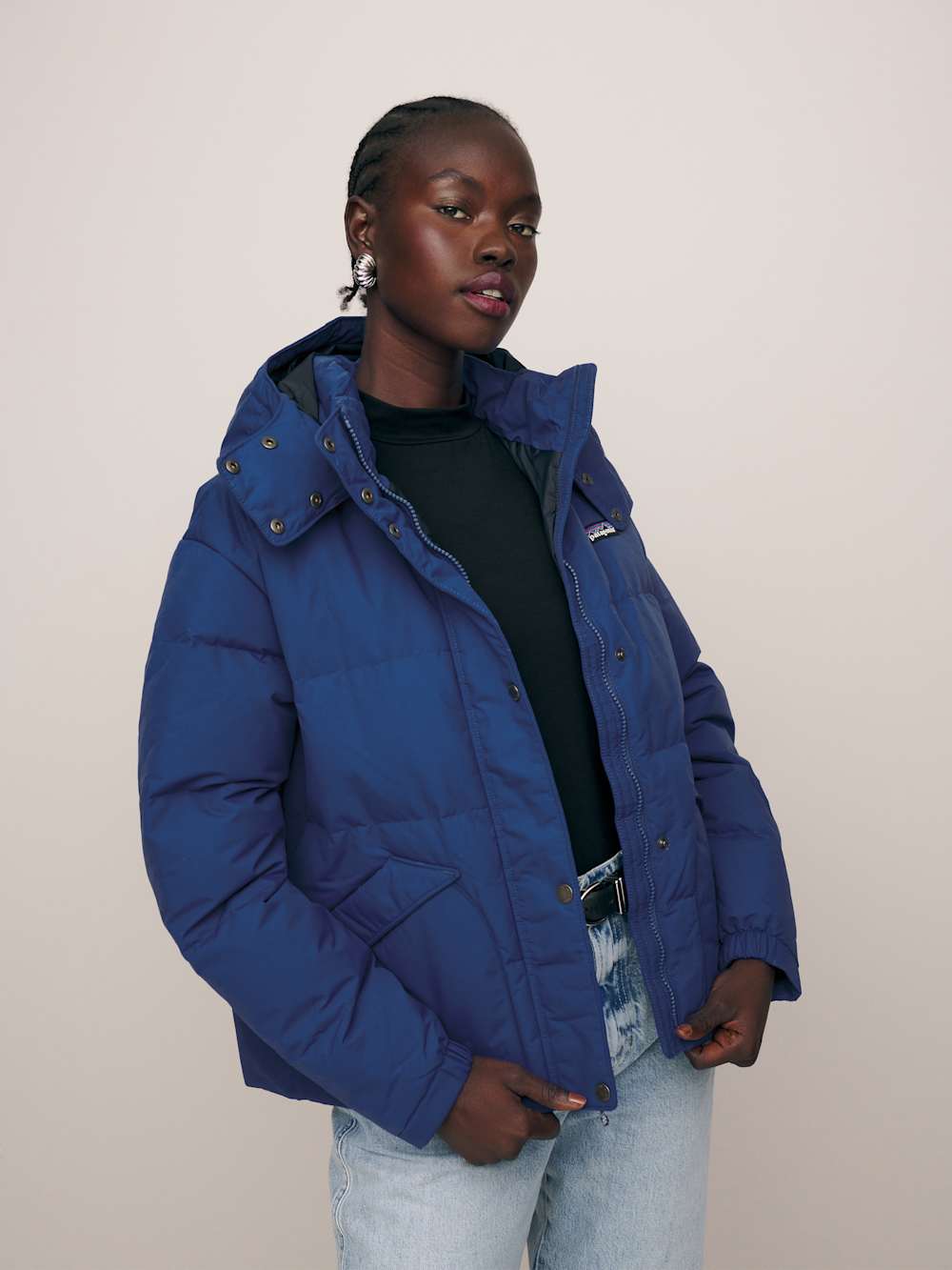 Reformation Patagonia W's Downdrift Jacket - Passage Blue