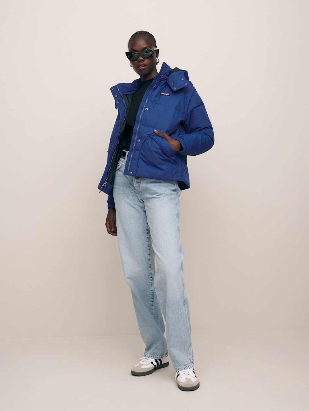 Reformation Patagonia W's Downdrift Jacket - Passage Blue